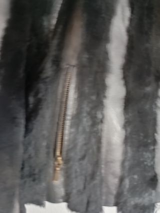 Chaqueta de pelos y piel