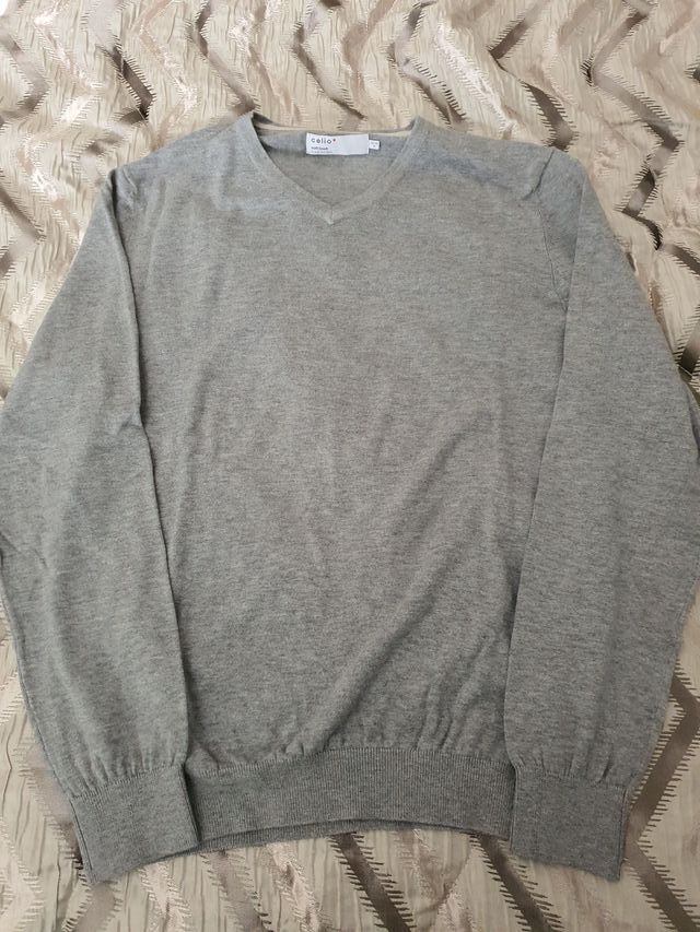 Maglione uomo grigio M