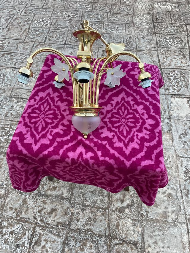 Lampadario in vetro di Murano