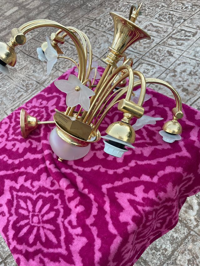 Lampadario in vetro di Murano