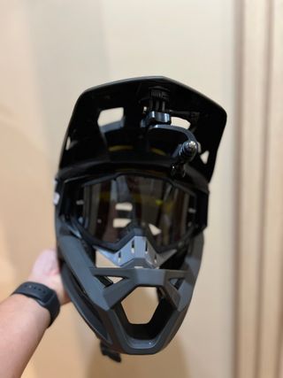 Capacete Fox Proframe com Googles