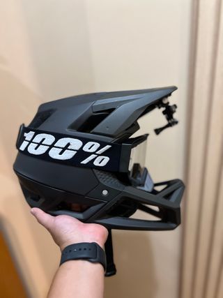 Capacete Fox Proframe com Googles