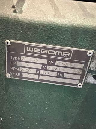 Sierra tronzadora Wegoma SD15S