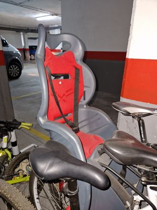 Sillita porta bebés para bici adulto
