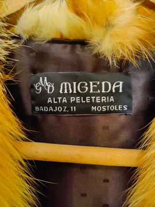 Abrigo de piel de zorro de Virginia 