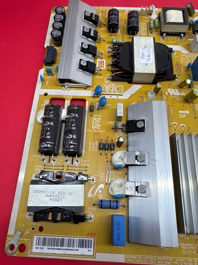 Placa base alimentacion TV Samsung UE49KU 6100K