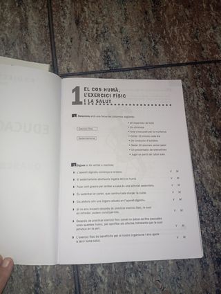 Libros 1°eso y 2°eso E.F nuevos