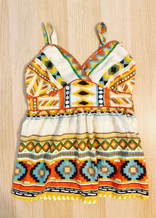 Top estampado