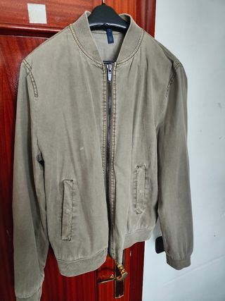 Cazadora Bomber Efecto Hombre 