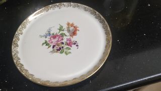 Plato porcelana Limoges rebajado.