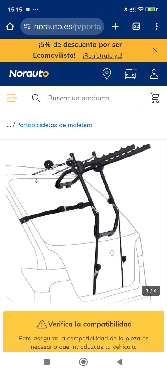 Porta bicicletas