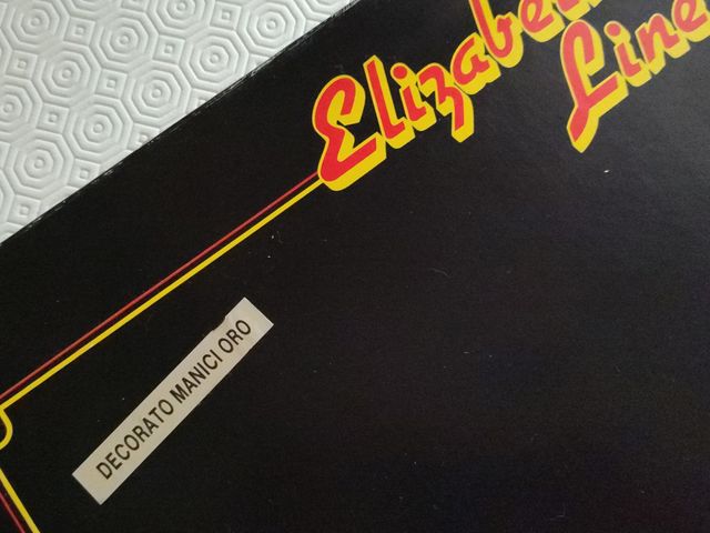 Vassoio vintage in acciaio inox e oro