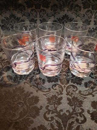 6 bicchierini ceralacca bormioli rocco