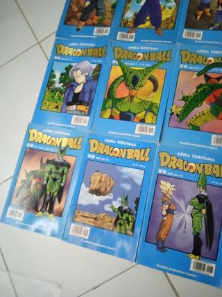 Comics dragón ball saga azul y rojo