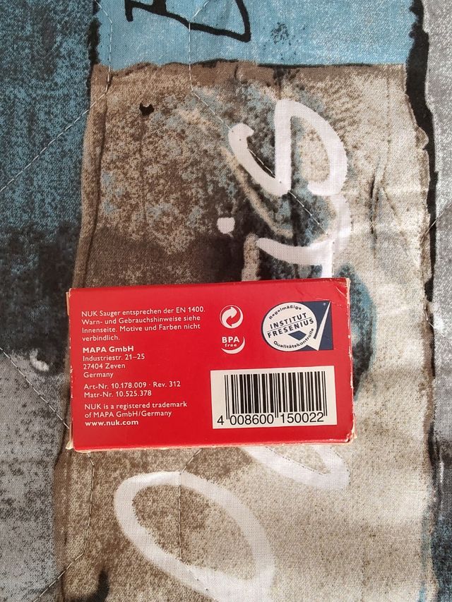 2 Ciucci Nuk 0-6 mesi