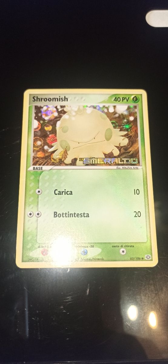 Shroomish reverse - ex smeraldo 63/106