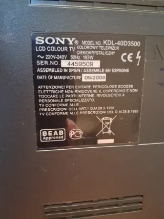TV Sony Bravia