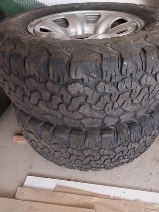 4 Ruedas bf goodrich all terrain