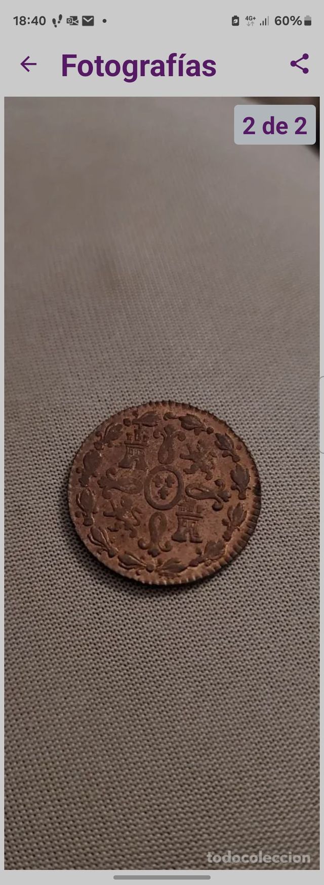 1833 Fernando 7" SC  2 maravedís