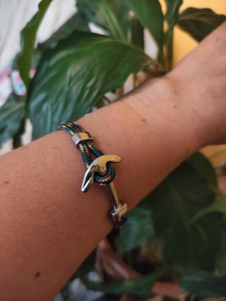 🌺 PULSERA  ANCLA ⚓ UNISEX DE ACERO 
