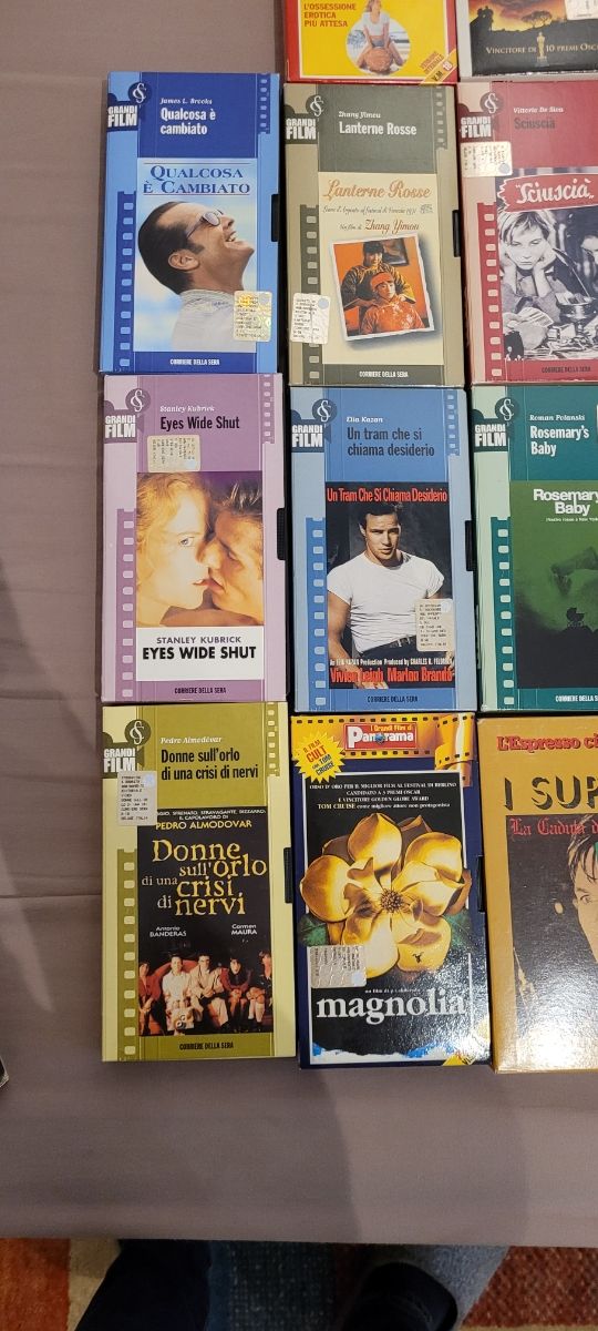 Lotto VHS Classici Del Cinema