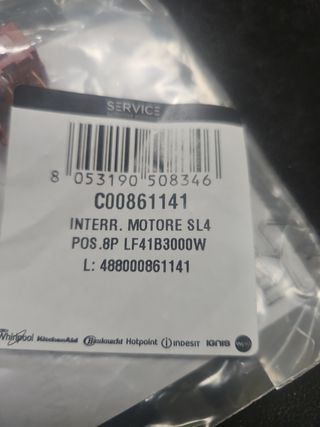 Interruptor campana extractora Whirlpo Aeg Corbero