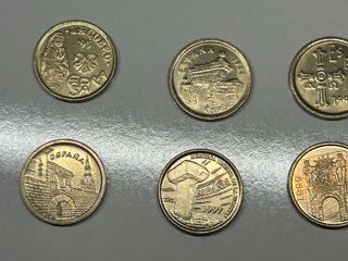 6 MONEDAS DE 5 PESETAS 1993, 94, 95, 96, 97 y 1999
