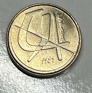 5 MONEDAS 5 PESETAS ESPAÑA 1989, 1990, 91, 92 y 98