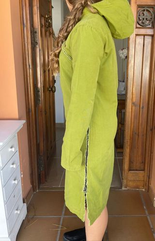 Abrigo verde vintage de Skunkfunk 