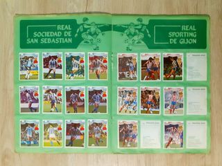 Álbum de cromos GOL LIGA 84/85. Incompleto