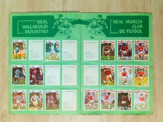 Álbum de cromos GOL LIGA 84/85. Incompleto