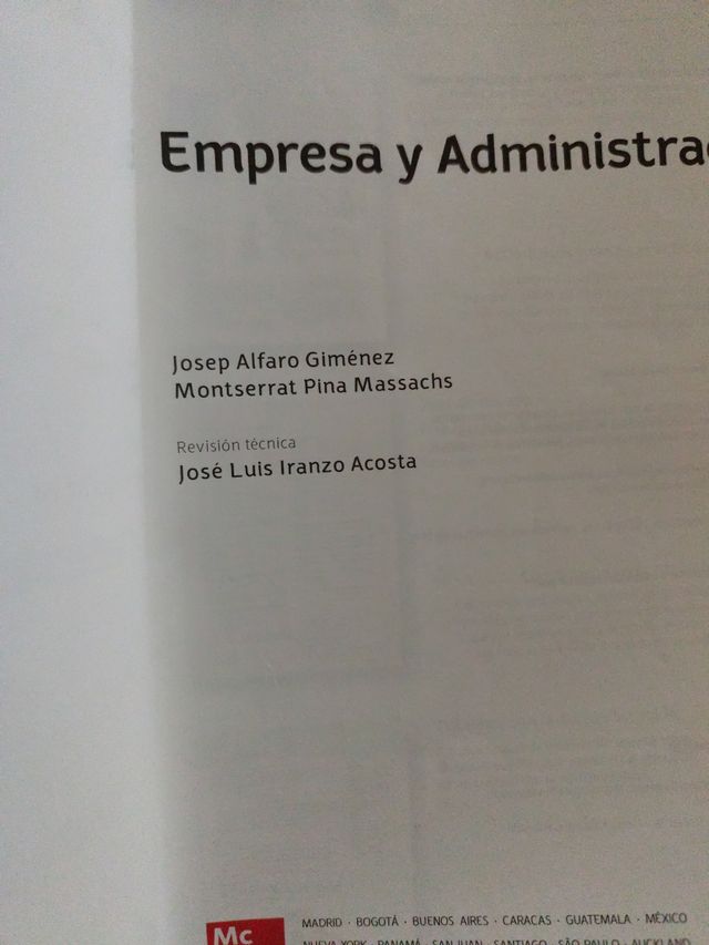 Empresa y Administración