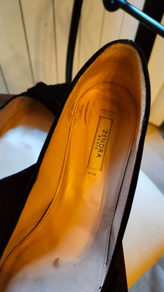 Zapatos de salón de terciopelo 