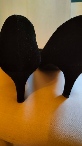 Zapatos de salón de terciopelo 