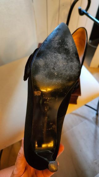 Zapatos de salón de terciopelo 
