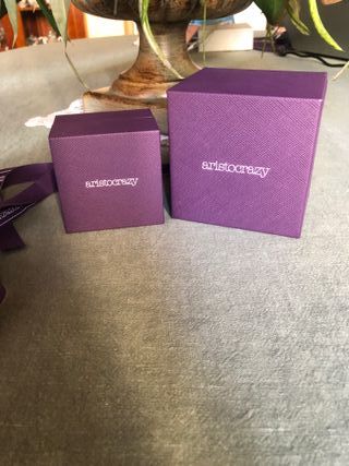 Cajas vacías de Aristocrazy para joyitas