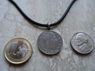 Collana moneta Italia 20 cent lira impero anni '40