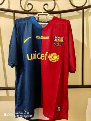 Camiseta Barcelona de la final Champions 2009 Roma