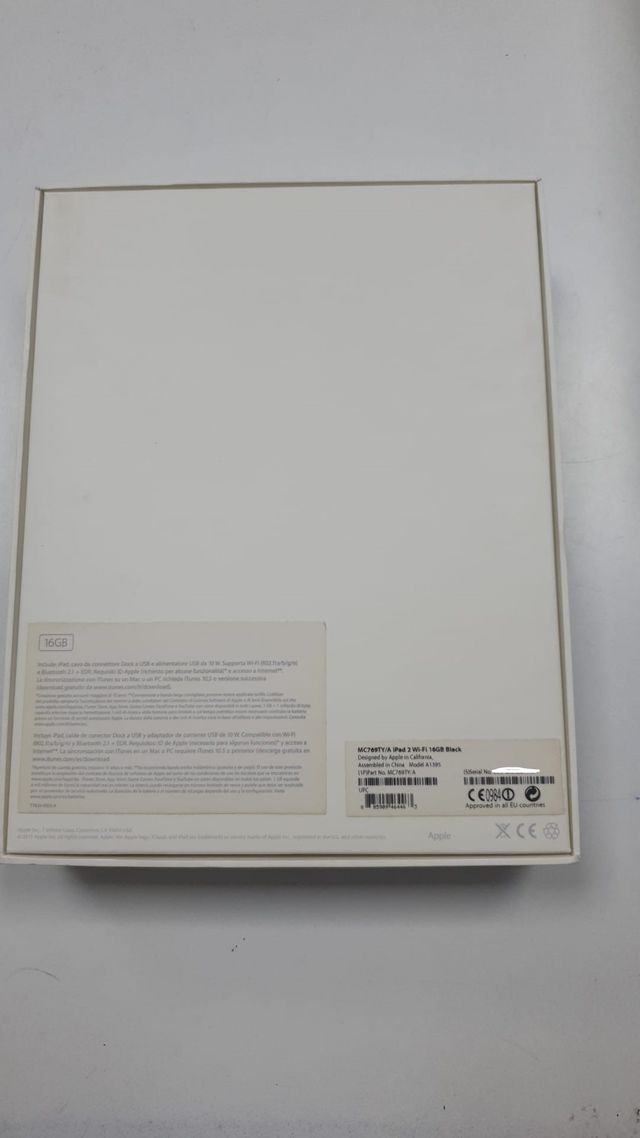 Caja vacía de IPad 2
