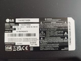 TV LG 75NANO66QA