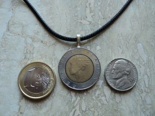 Collana moneta Italia 500 lire anni '60 2000
