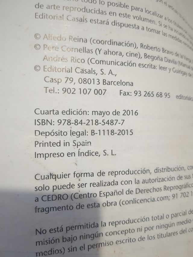 Lengua castellana y literatura