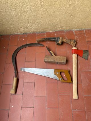 Lote herramientas antiguas
