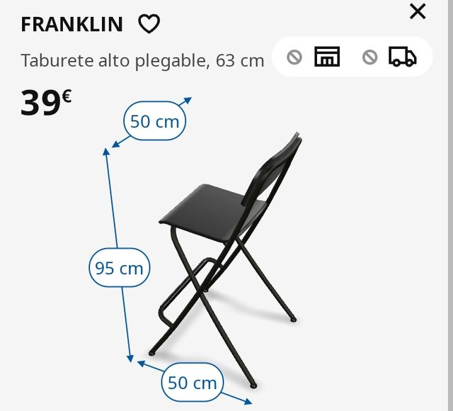 Silla alta Ikea