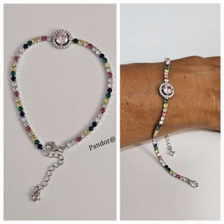 Pulsera plata de ley