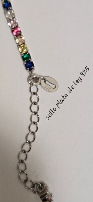 Pulsera plata de ley