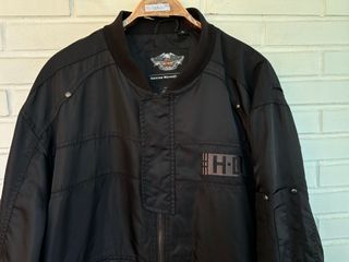 Bomber nylon negra HARLEY DAVIDSON talla XL