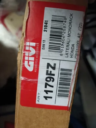 Soporte baúl África twin