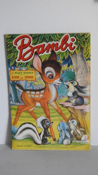 ÁLBUM BAMBI DE WALT DISNEY