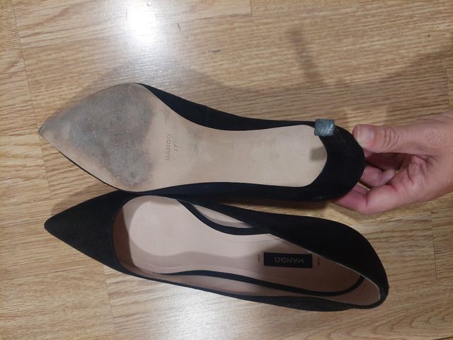 Zapato negro mango